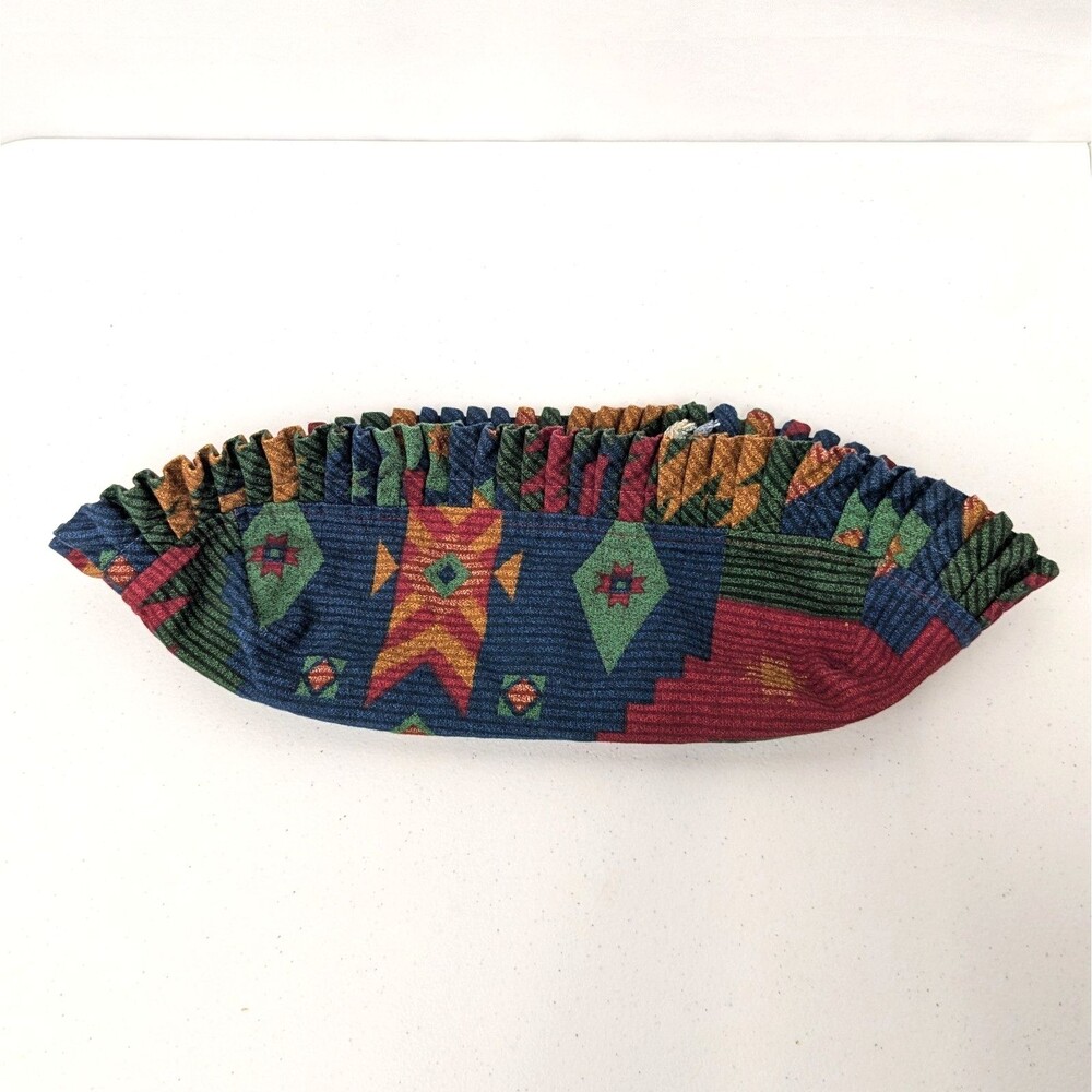 Longaberger Basket Liner Aztec Shades of Autumn Harvest Southwest Rare